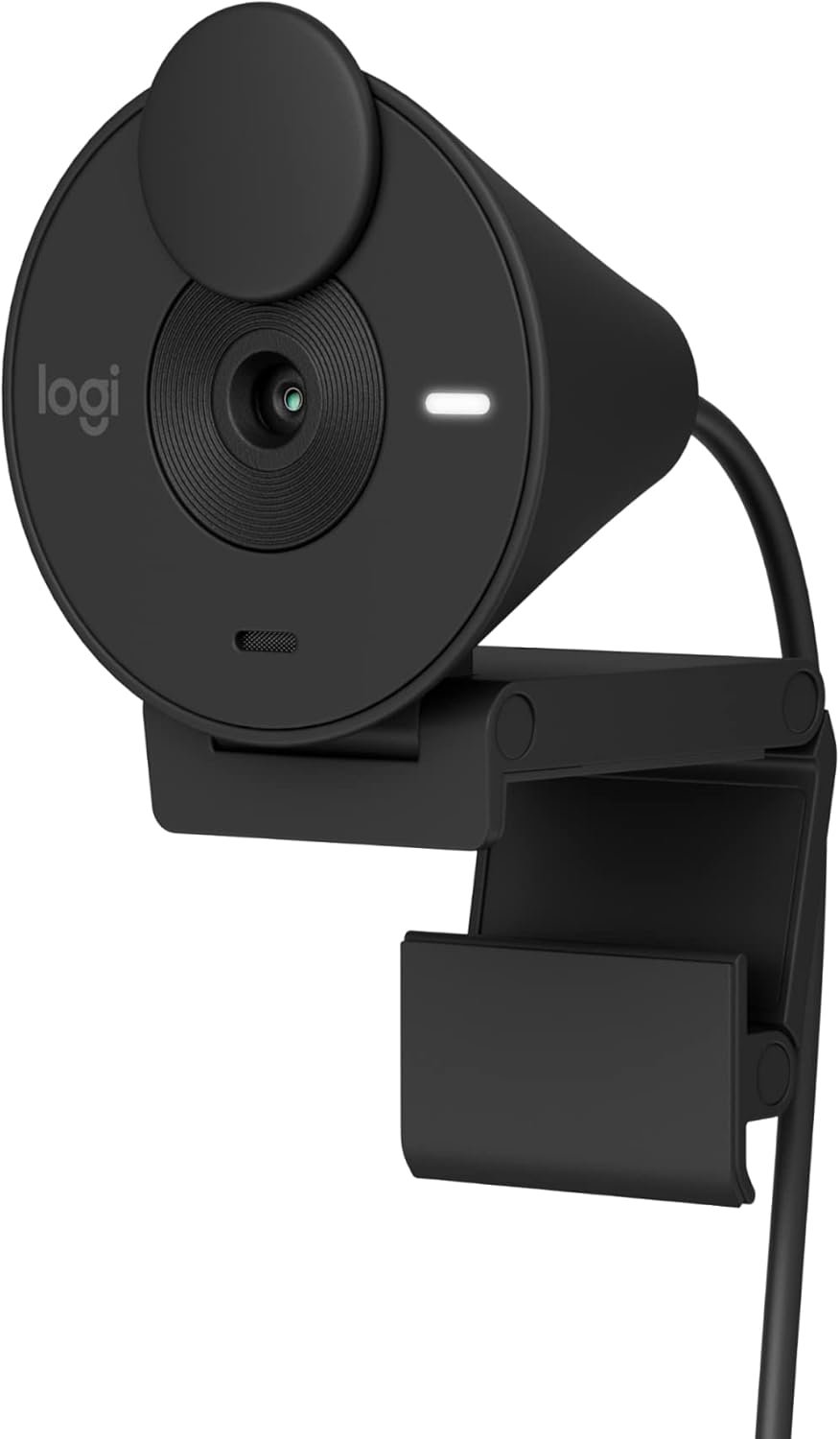Logitech Brio 301 Full HD Webcam with Auto Light Correction, Show Mode, Noise Reduction Mics, Privacy Cover, Works with Microsoft Teams, Google Meet, Zoom, Nintendo Switch 2 new GameChat mode – Black