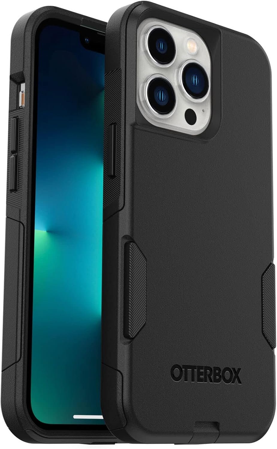 OtterBox iPhone 13 Pro (ONLY) Commuter Series Case – Black, Slim & Tough, Pocket-Friendly, with Port Protection