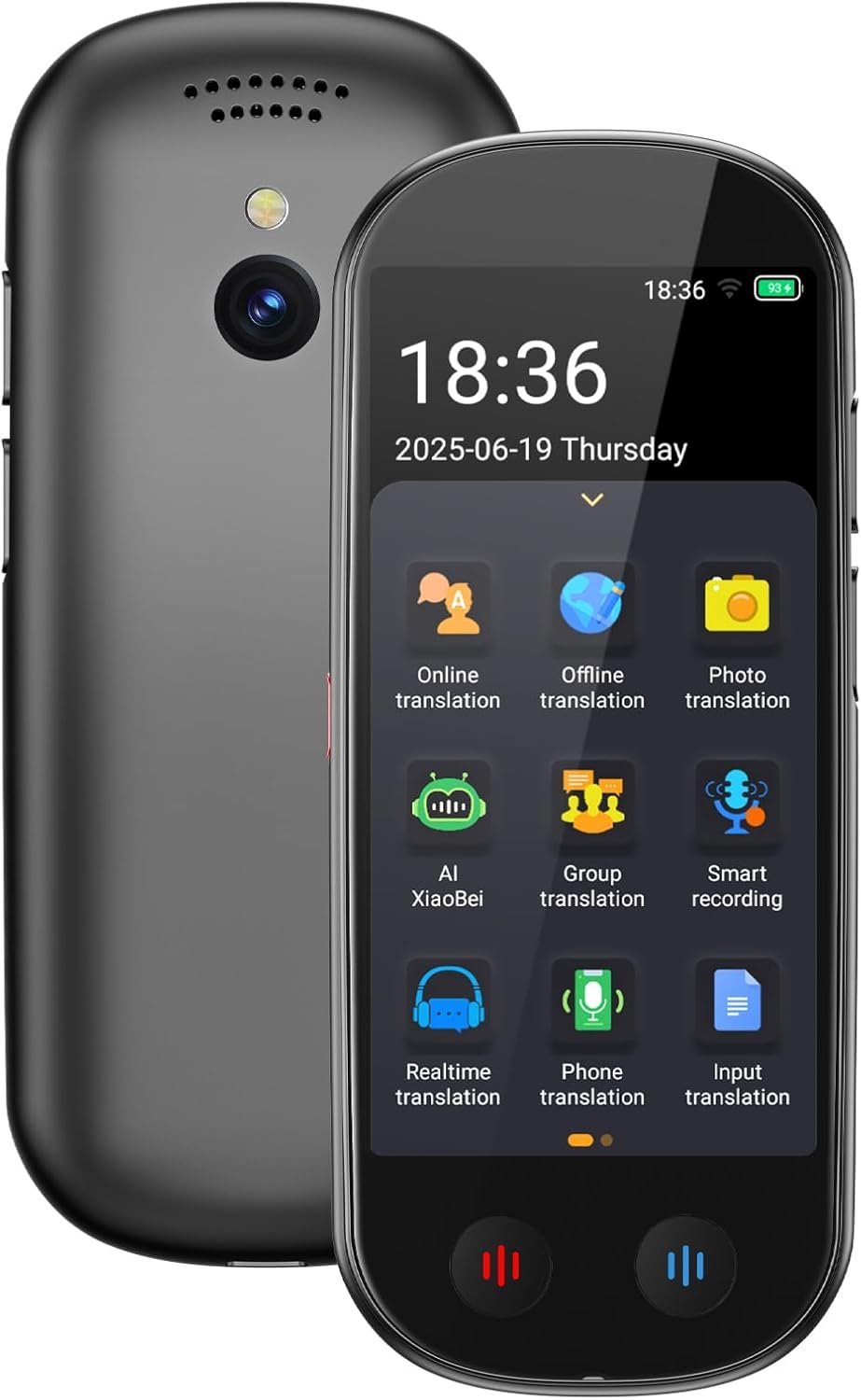 Language Translator Device No WiFi Needed, 150+ Languages Instant Two Way Vioce Translator