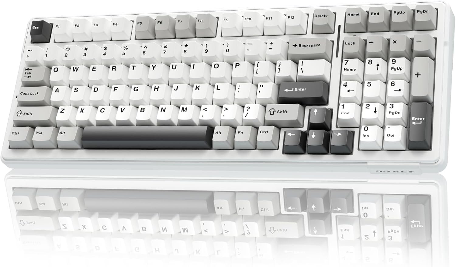 AULA F99 Wireless Mechanical Keyboard,Tri-Mode BT5.0/2.4GHz/USB-C Hot Swappable Custom Keyboard,Pre-lubed Linear Switches,RGB Backlit Computer Gaming Keyboards for PC/Tablet/PS/Xbox