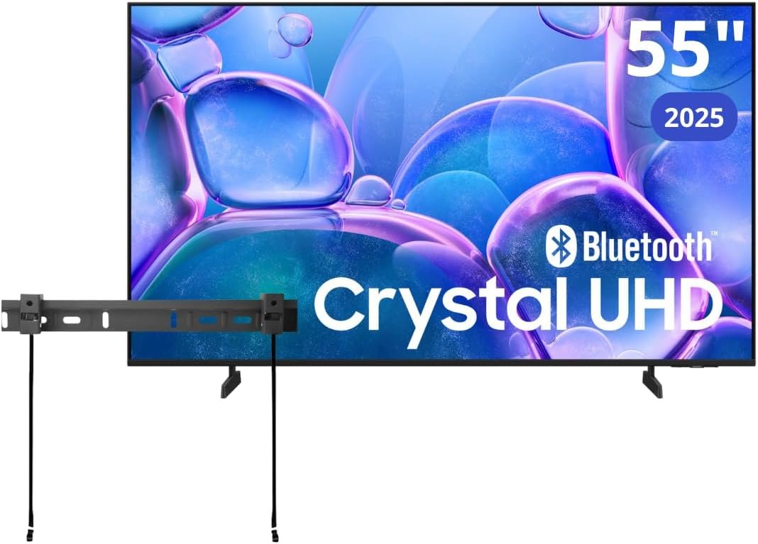 Samsung 55″ Class Crystal UHD U7900F (2025) 4K Smart TV HDR 10+ Motion Xcelerator Bluetooth Bixby, Alexa, Google Assistant with Wall Mount(Renewed)