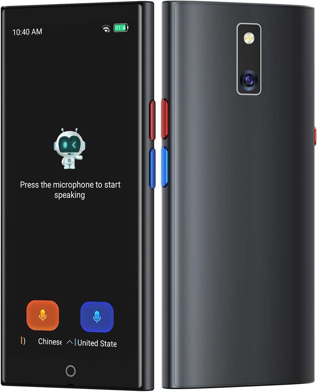 Language Translator Device, 2025 Upgraded Chip Two Way Real-Time Voice Translator, 150 Languages AI/Online/Offline/Group/Phone Translation, No WiFi Needed, 5.5″ HD Screen for Travel Business Learning