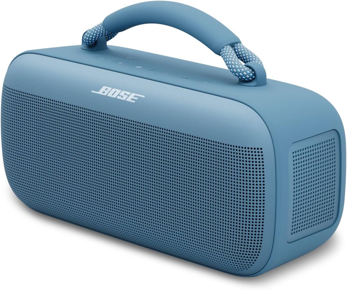 Bose SoundLink Max Bluetooth Speaker – Portable Wireless Party Speaker, IP67 Waterproof, Rope Handle, Up to 20 Hours of Playtime, USB-C, Built-in 3.5mm AUX Input, Blue Dusk