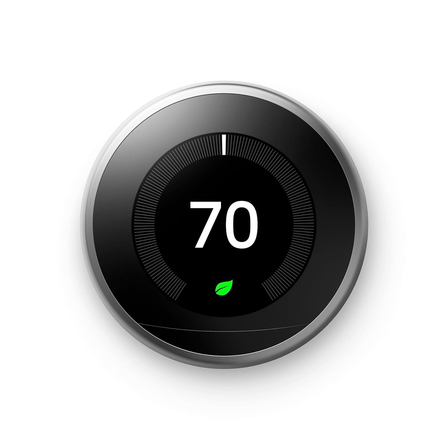 Nest Learning Smart Thermostat 3rd Generation Home/Office Wifi, Black – T3016US