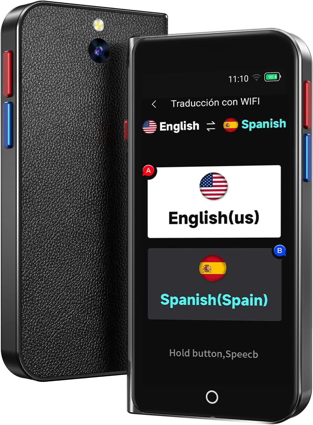 Language Translator Device No Wifi Neededm Translation Device for Business, High-end Upgraded Ai Translator, Offline Real-Time Voice Spainish Translation, Support 139 Languages, Recording&Photo Premiu
