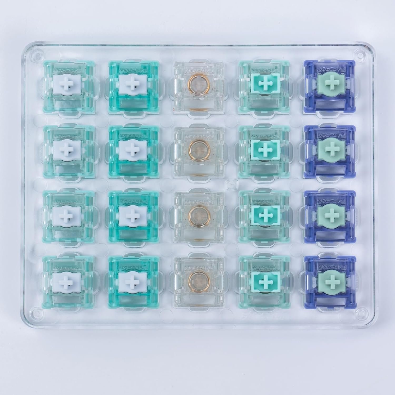 Gateron Magnetic Keyboard Switches Tester – Jade Max Pro Genty Gaming Switches for Magnetic Gaming Keyboard (20PCS)