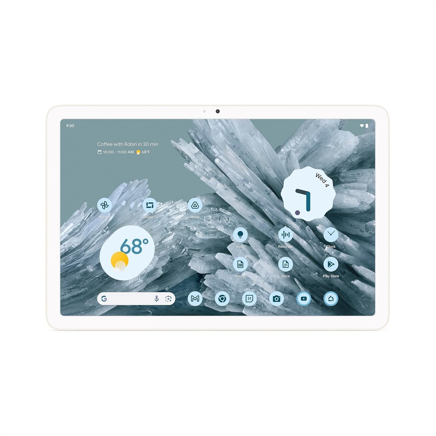 Google Pixel Tablet – Android Tablet with 11-Inch Screen and Extra-Long Battery Life – Porcelain – 8 GB RAM – 256 GB