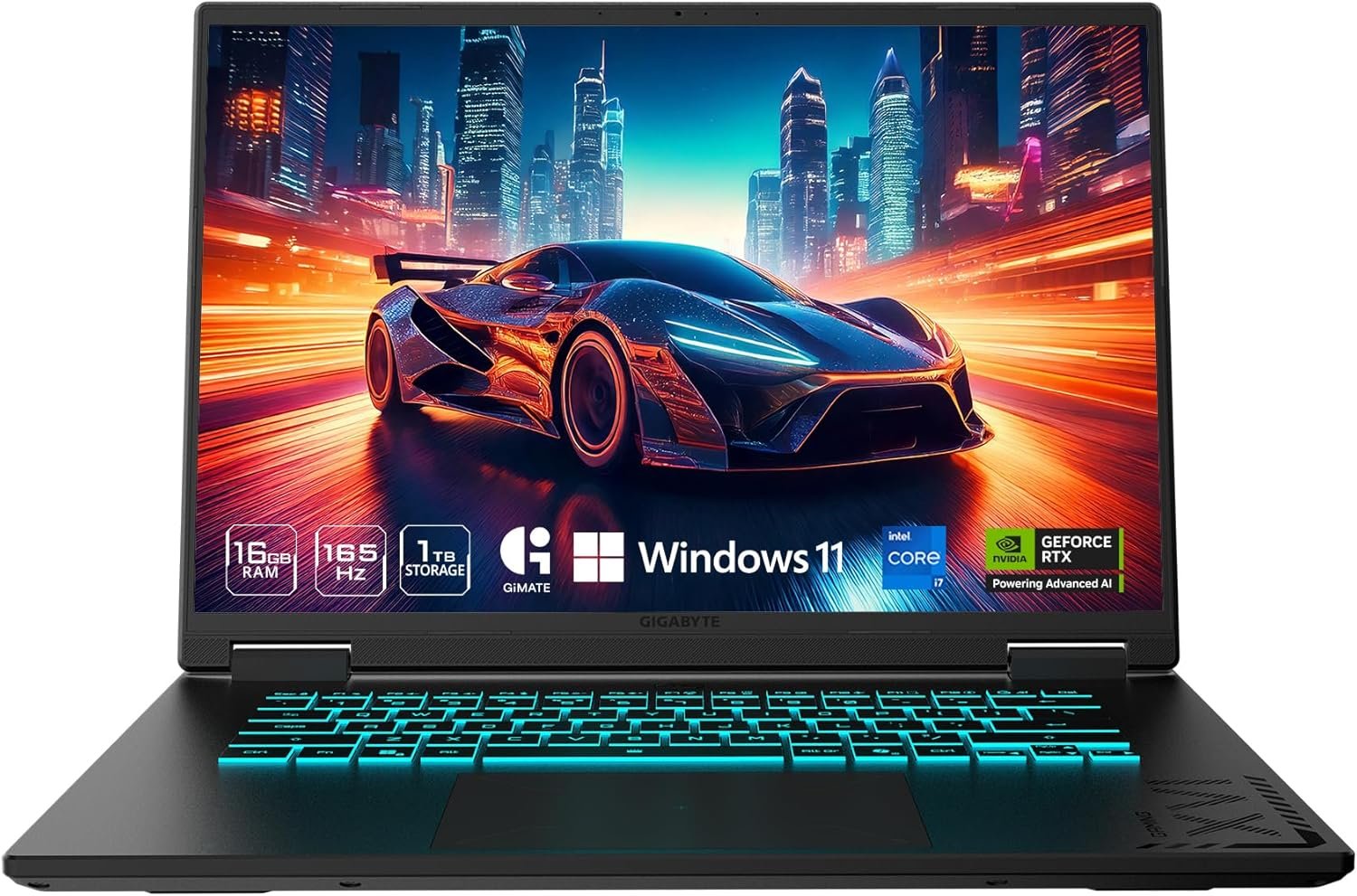 GIGABYTE – Gaming A16 Gaming Laptop – 165Hz 1920×1200 WUXGA – NVIDIA GeForce RTX 5070 – Intel i7-13620H – 1TB SSD with 32GB DDR5 RAM – Windows 11 Home AD Gaming A16 CWHI3US864SH
