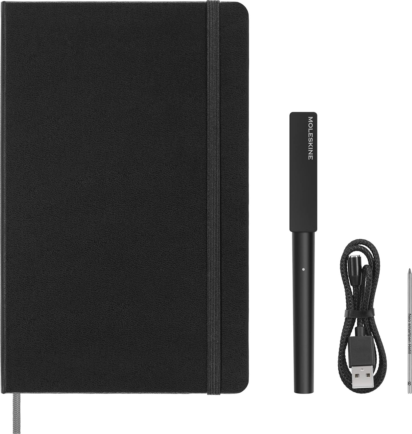 Moleskine Smart Writing Set Smart Notebook & New Smart Pen (2022) – Store Handwritten Notes Digitally, with Connected Notebook Notes App (Only Compatible Smart Notebooks)