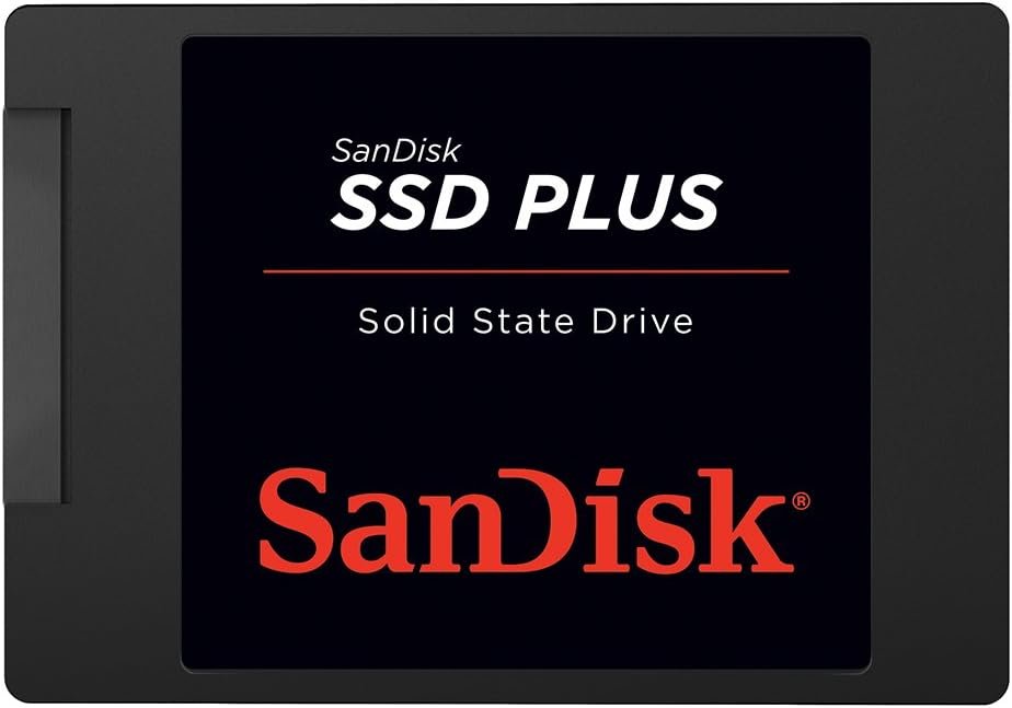 SANDISK SSD Plus 250GB Internal Solid State Drive – SATA III 6 Gb/s, 2.5″/7mm, Read/Write Speeds of up to 545MB/s / 505MB/s – SDSSDA-250G-G28