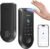 Lockin Veno Smart Deadbolt Lock with Palm Vein, Keyless Entry Smart Lock for Front Door with Doorbell, Fingerprint Lock with Built-in WiFi, App Remote Control, 7-Month Battery Life, IP65 Waterproof