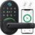 Smart Door Handle Lock with Keypad: Yamiry Fingerprint Smart Knob – Keyless Entry Digital Lock for Front Door – Deadbolt with APP – Generate Passcode Remotely – DIY Installation