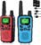 Rechargeable Walkie Talkies Long Range for Adults, Walky Talky VOX with 22 FRS Channels, 99 Privacy Codes Two Way Radio,1200mAh Li-ion Battery, for Camping Hiking Emergency (2 Pack Colorful)