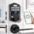 keyless Entry Door Lock deadbolt with Handle Set- Front Door Fingerprint Smart Locks with 2 Lever Handles-Keypad Code Deadbolt -App Control,Auto Lock,Easy to Install