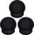 Ergonomic Mouse Pad 3 Pack with Wrist Rest Support, Round Gaming Mousepad with Smooth Surface & Non-Slip Rubber Base for Computer, Laptop, Office, Comfortable Memory Foam for Wrist Cushion
