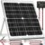 SOLPERK Solar Panel Kit 20W 12V, Solar Battery Trickle Charger Maintainer + Upgrade Controller + Adjustable Mount Bracket for Boat Car RV Motorcycle Marine Automotive