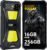 OUKITEL G5 Rugged Smartphone Unlocked 16GB+256GB/1TB TF Android 14 Rugged Cellphones, 6300mAh Battery,6”HD Display IP68/IP69K,13MP+5MP Waterproof Phones,Dual Sim/NFC/Dual Camping Light/2025 Black