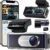 Dash Cam Front and Rear – 4K HD Dual Dash Camera for Cars, Built-in 5G WiFi GPS, 64GB Card, Dashcam with 3.2″ IPS Screen, UHD Night Vision, HDR, App Control, 24H Parking Monitor
