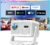 【1500ANSI & Compatible with Netflix】Mini Projector with WiFi and Bluetooth, Auto Focus & Keystone Protable Smart Projector 4K Support with Stand,Outdoor Home Theater Projector