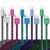 Teeind USB Type C Cable Fast Charging, Tpc001 5 Pack(6Ft 3A) Braided C Charger Cables Compatible with Samsung S10e/note 9/s10/s9/s8 Plus/A80/A50/A20